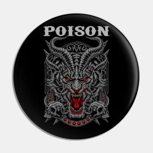 POISON BAND MERCHANDISE Pin