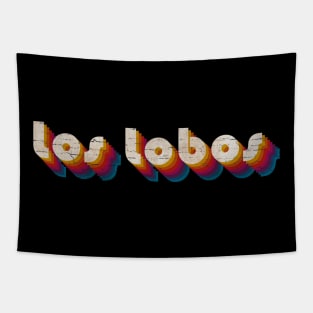 retro vintage Los Lobos Tapestry