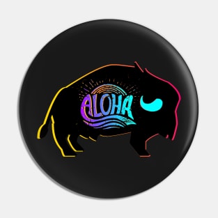 Aloha from the midwest 2.0 Pin