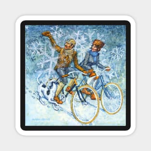 Winter Cycle 2 Magnet