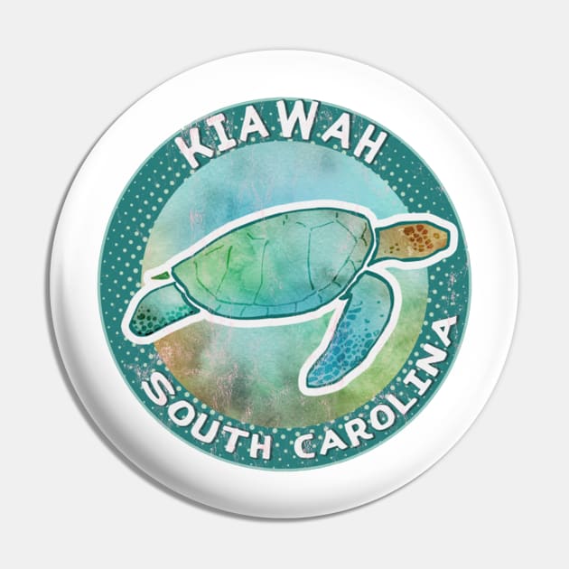 Kiawah Island South Carolina Sea Turtle Pin by tanambos