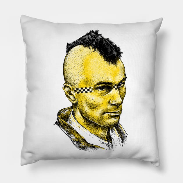 taxi driver Pillow by alan.maia