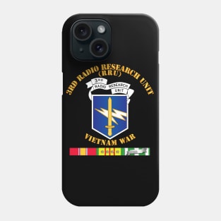 3rd Radio Research Unit Mobile Det  w VN SVC - Blue Phone Case