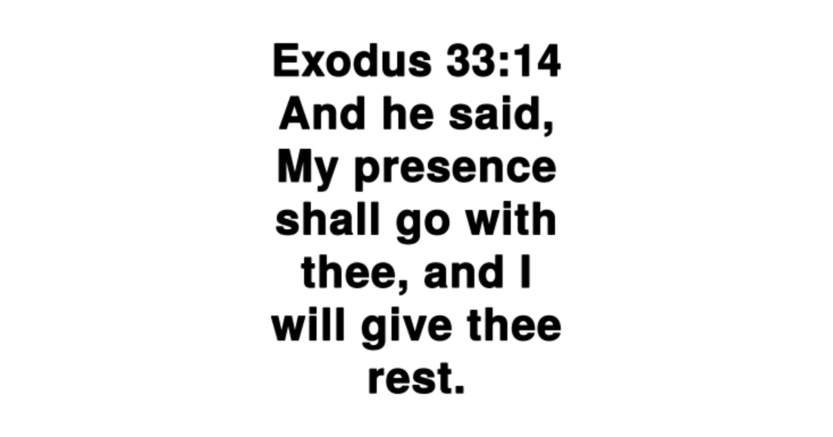 Exodus 3314 King James Version (KJV) Bible Verse Typography Exodus