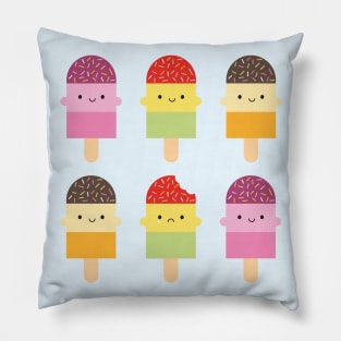 Kawaii Summer Ice Lollies / Popsicles Pillow