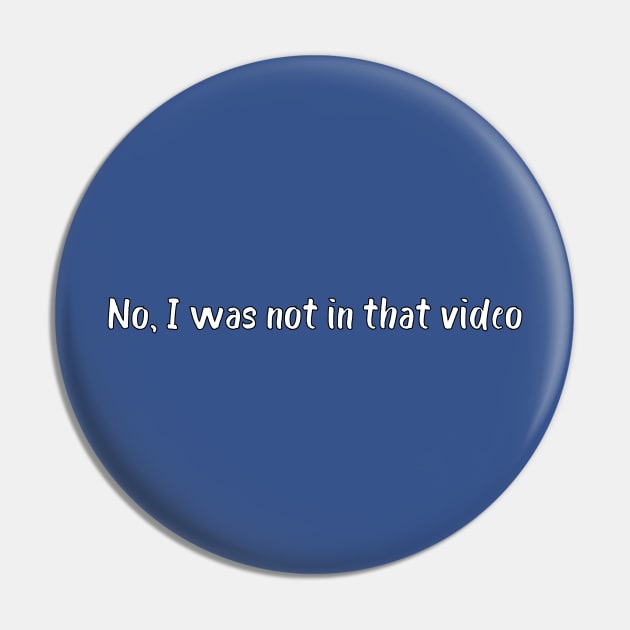 No, I was not in that video Pin by DuskEyesDesigns
