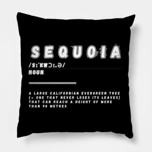 Word Sequoia Pillow