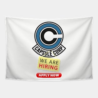 Capsule Corp Hiring Tapestry