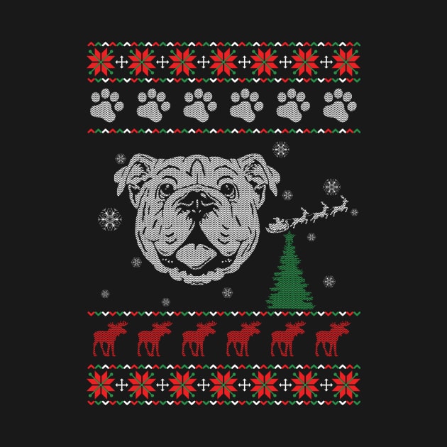 pug Dog Ugly Christmas Sweater by tabaojohnny