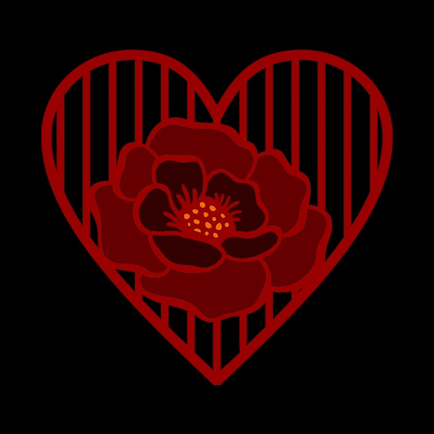 Flower Heart Valentine by letnothingstopyou