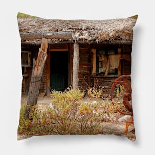 Australian Heritage Town Trappers Hut Pillow