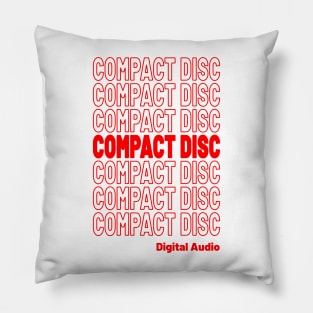 Compact Disc Digital Audio CD Thank You Pillow