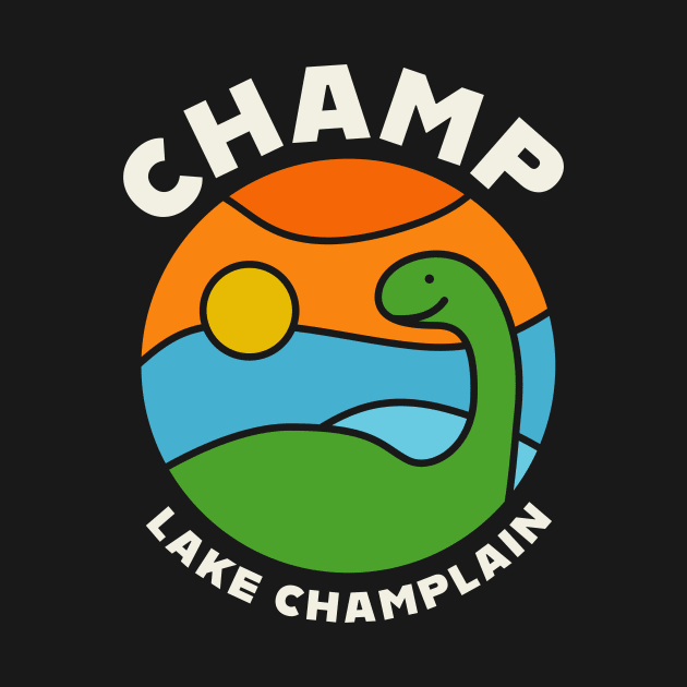 Champ Lake Monster Lake Champlain Monster by PodDesignShop