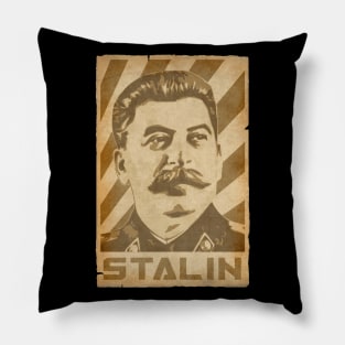 Joseph Stalin Propaganda Poster Pillow