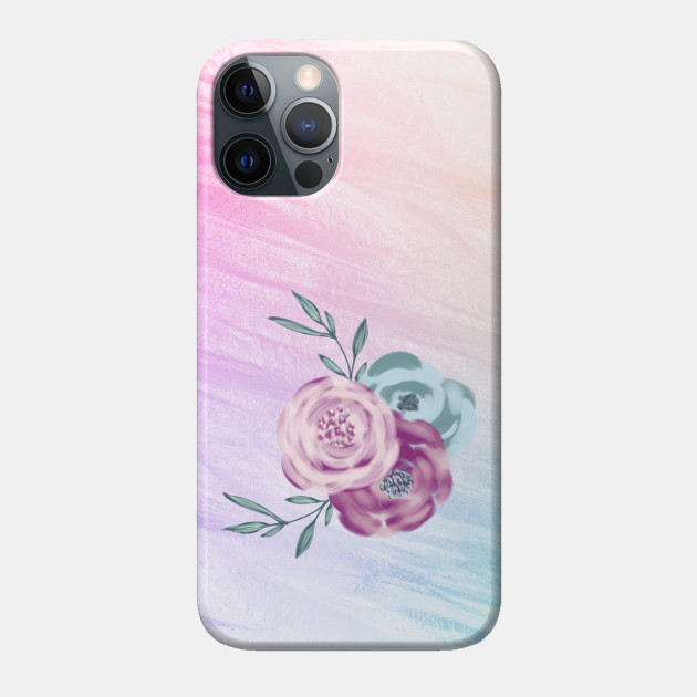 Download Sublimation Ombre Watercolor Floral Design Ombre Phone Case Teepublic