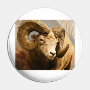 Bigh Horn Sheep Pin