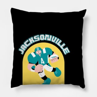 jacksonville jaguars cute graphic design Pillow