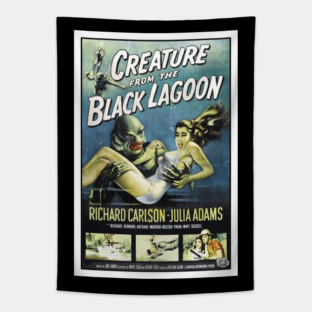 Creature from the Black Lagoon Tapestry by RockettGraph1cs