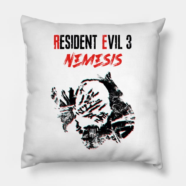 Resident Evil 3 Nemesis Pillow by Aendovah