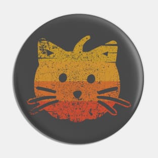 Cute Cat Lover Vintage Style Halloween Pumpkin Costume Idea Pin