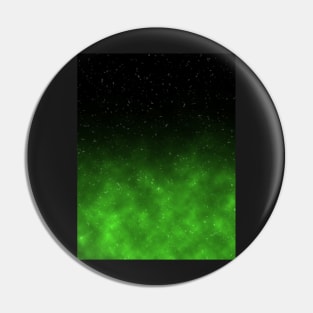 Green Galaxy Pin