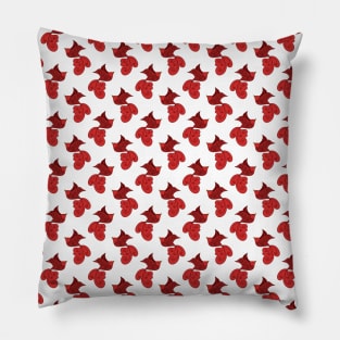 Red Bird Pattern Pillow