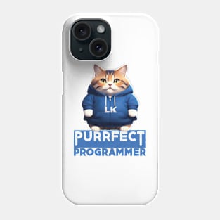 Just a Purrfect Programmer Cat Phone Case