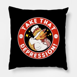 Lucifer Duck Rubber, Take That Depression Pillow