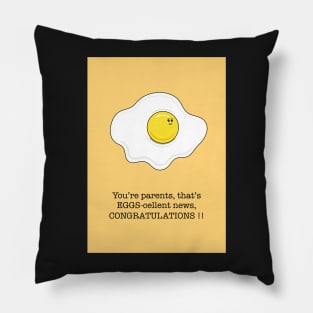 Funny New Baby Congratulations Card Pillow