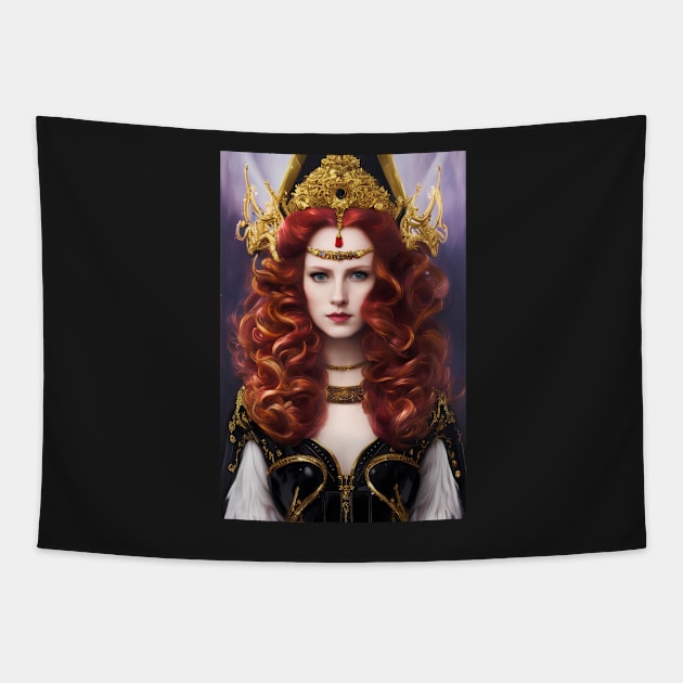 Elegant Empress Tapestry by PurplePeacock