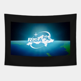 Rottnest Island Space Agency (RISA) Logo In The Quokkasphere Tapestry