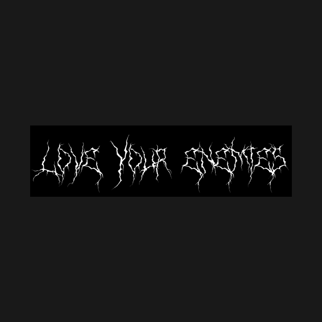 Love Your Enemies Christian Bumper Sticker by thecamphillips