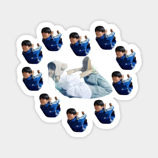 Fan Gift, K-pop Shirt Magnet by DesignAura