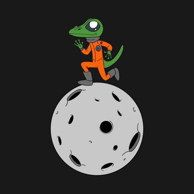 Moon Lizard by RA Art