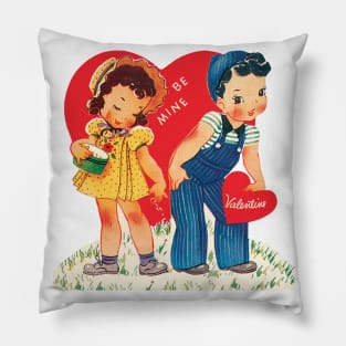 Retro Valentine's Day Heart Pillow