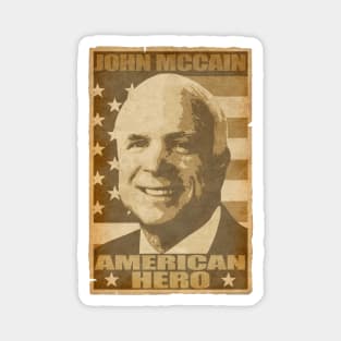 John Mccain American Hero Magnet