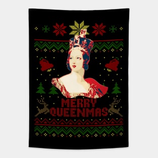 Queen Victoria Merry Queenmas Tapestry
