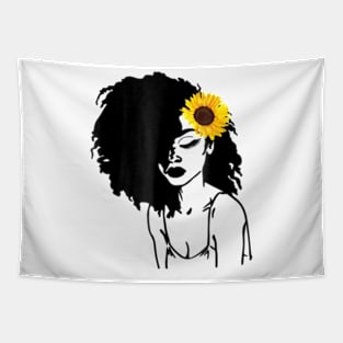 Afro Natural Black Hair Kind Pride Tapestry