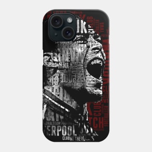 virgil van dijk text art Phone Case