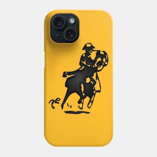 Western Era - Cowboy on Horseback 5 Phone Case