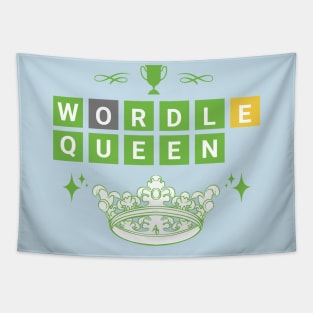 Wordle Queen Tshirt Tapestry