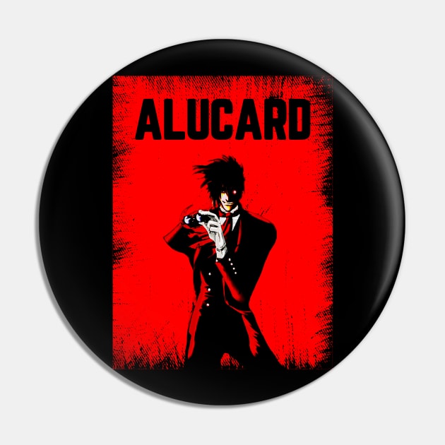 Alucard Hellsing Design Pin by Sanal Geek