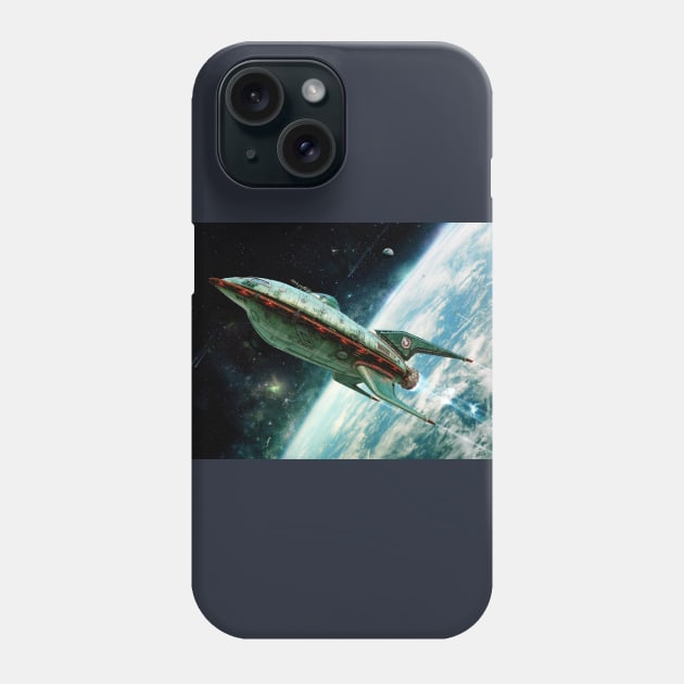 Planet Express in Space v.4 Phone Case by seccovan