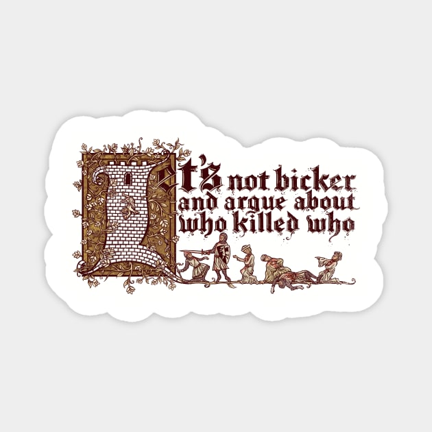 Swamp Castle Wedding Magnet by kg07_shirts