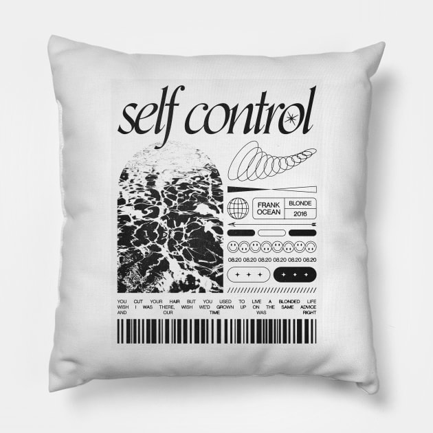 self control - frank ocean Pillow by feli18