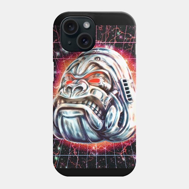 Electric Gorilla Phone Case by Villainmazk