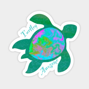 Turtley Awesome Sea Turtle Magnet