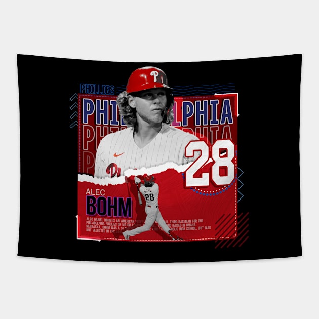 Alec Bohm Baseball Paper Poster Phillies 2 - Alec Bohm - Magnet