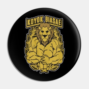 koyok biasa ae lion Pin