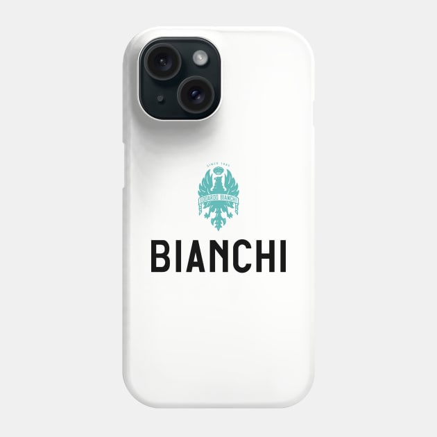 Bianchi Bike Potrait Logo Phone Case by bike-man